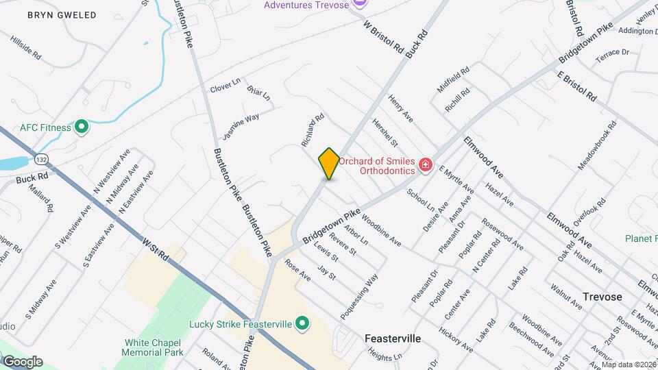 1401 Buck Rd Mapa y Detalles de la Ubicación