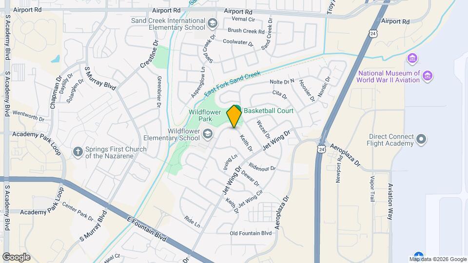 1075 Keith Dr Mapa y Detalles de la Ubicación