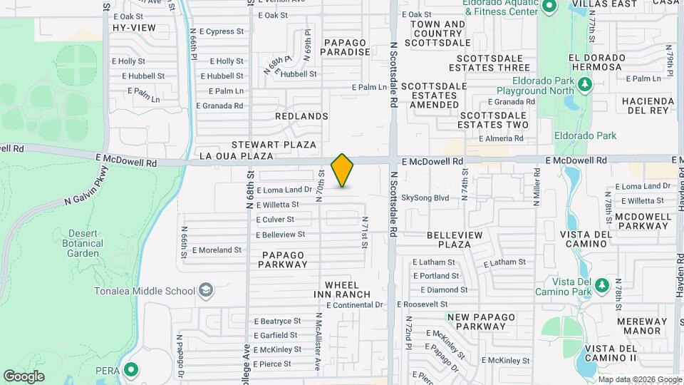 7031 E Loma Land Dr Map and Location Details