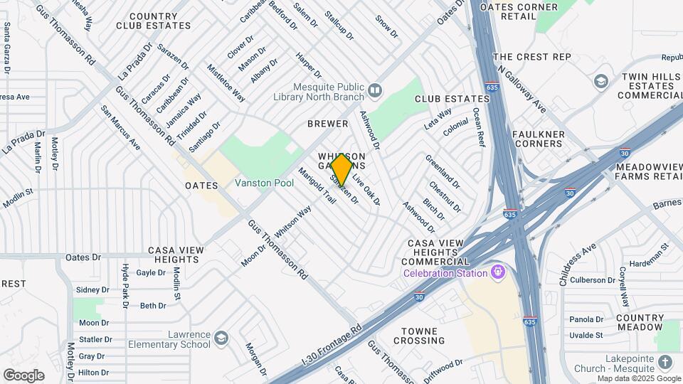4421 Sarazen Dr Map and Location Details