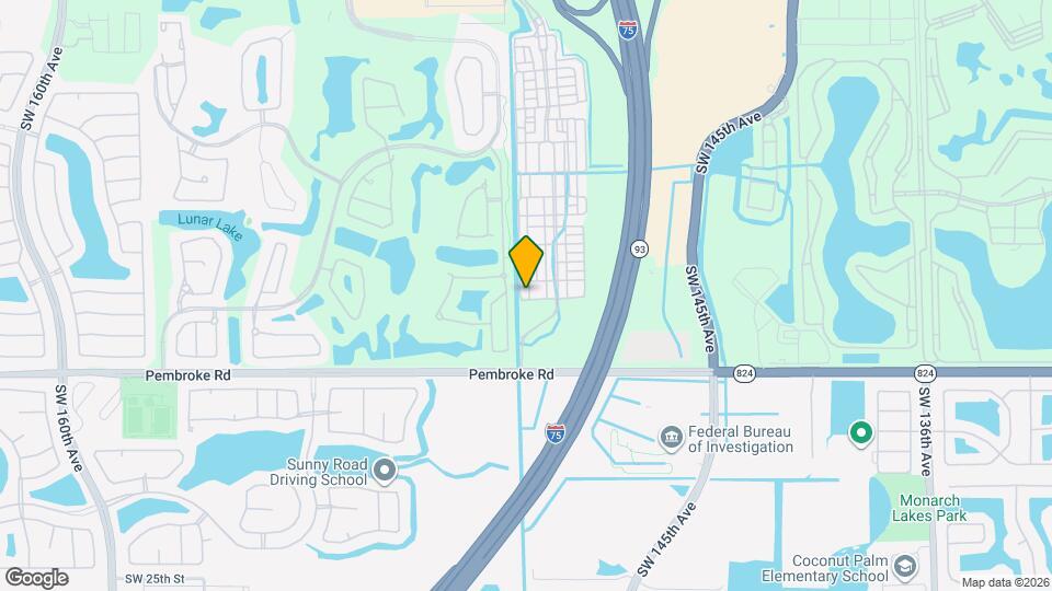 1524 SW 147th Ter Map and Location Details
