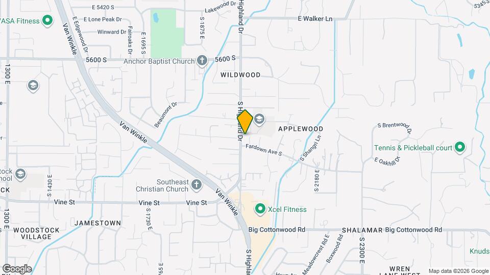 5875 Highland Dr Map and Location Details