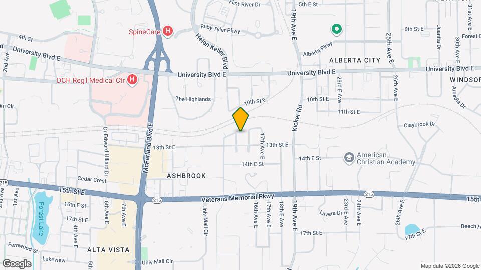 1213 14th E Ave Map and Location Details