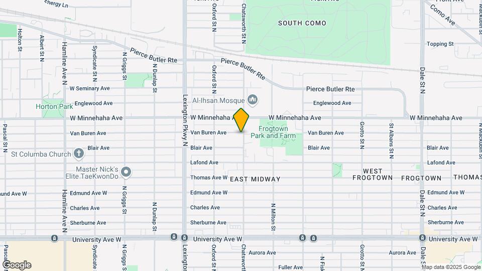 984 Van Buren Ave Map and Location Details
