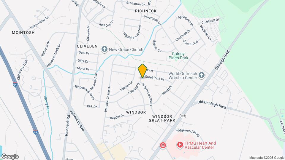 732 Galahad Dr Map and Location Details