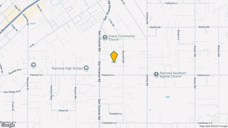 1175 Campbell Way Map and Location Details