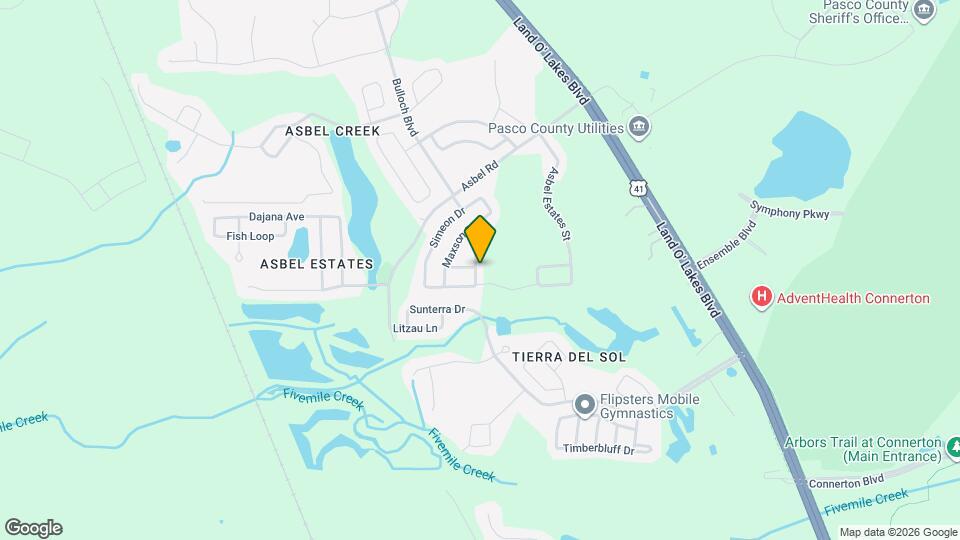 9540 Baton Rouge Ln Map and Location Details