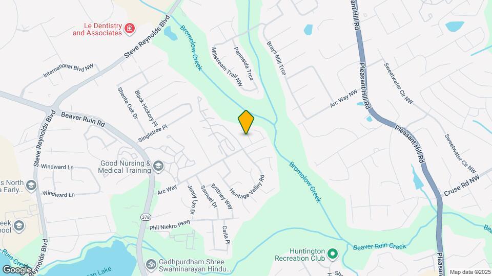 1258 Flagstone Way NW Map and Location Details