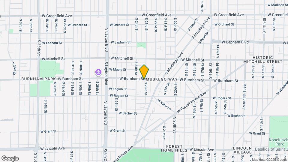 2305 W Burnham St Map and Location Details