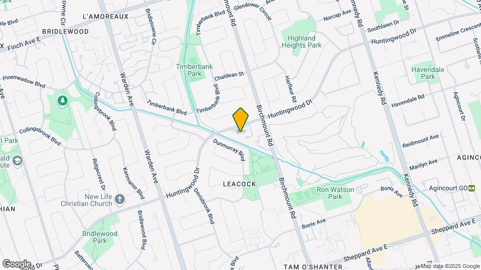 671 Huntingwood Dr Map and Location Details