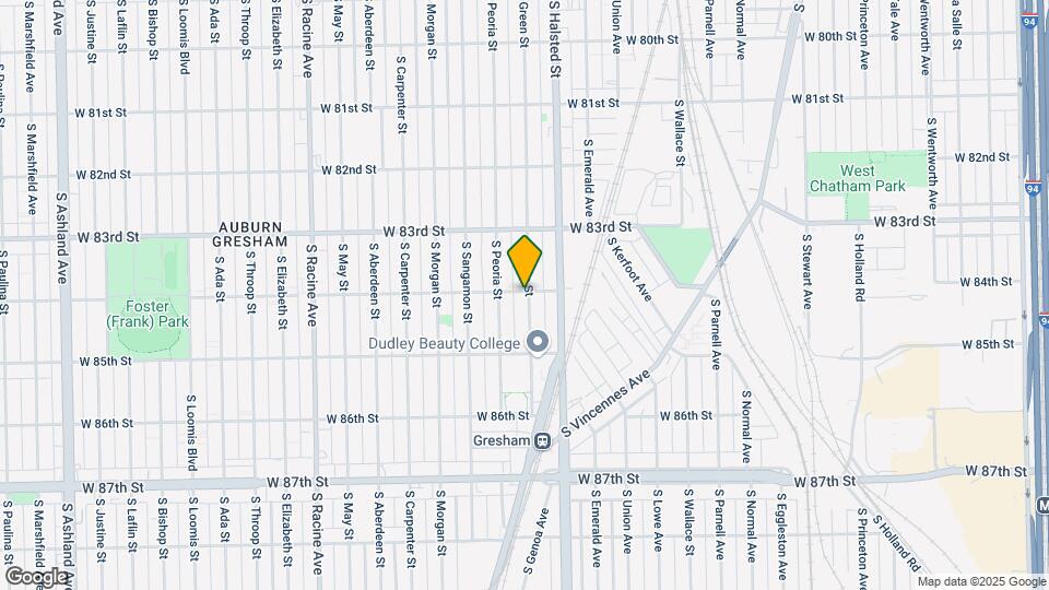 8400 S Green St Map and Location Details