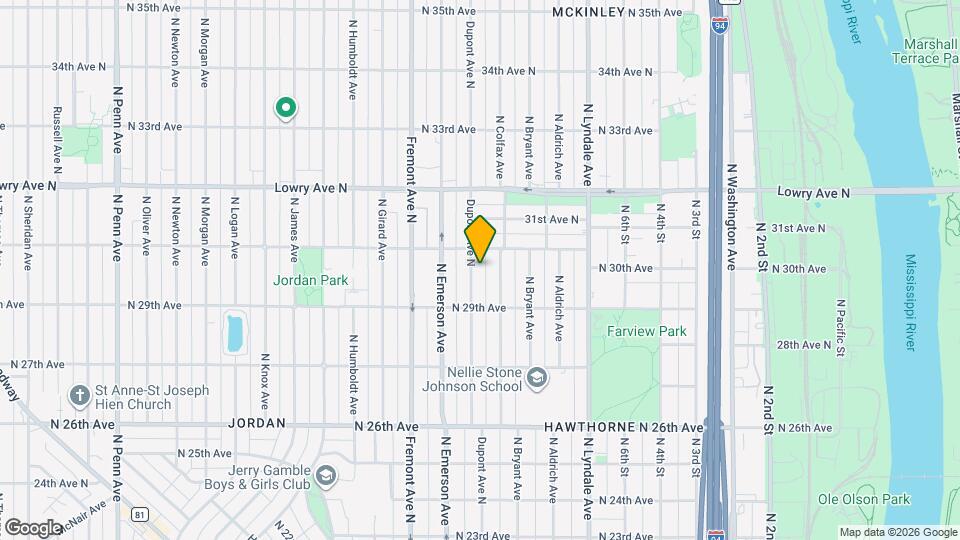 2938 Dupont Ave N Map and Location Details