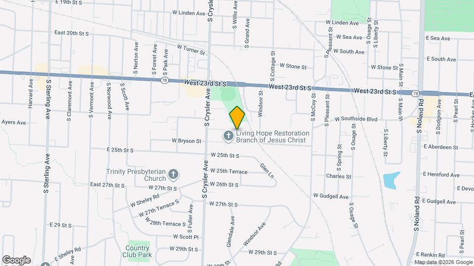 1115 W 24TH St S Map and Location Details