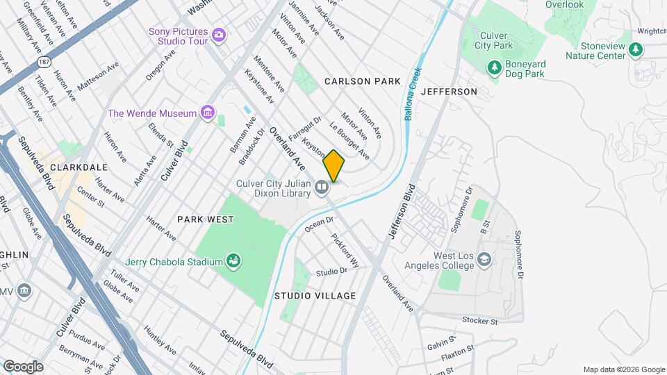 4900 Overland Avenue Unit 310, Unit 310 Map and Location Details