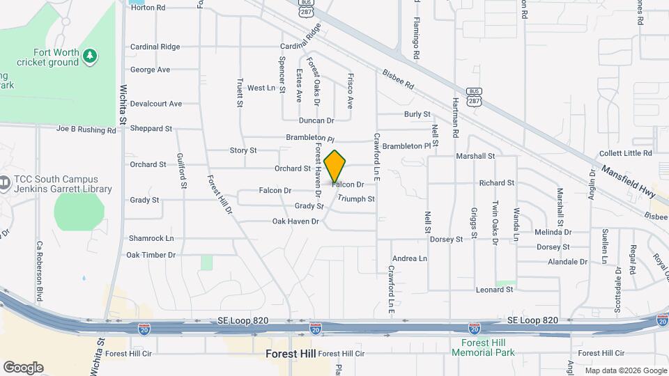 3732 Falcon Dr Map and Location Details