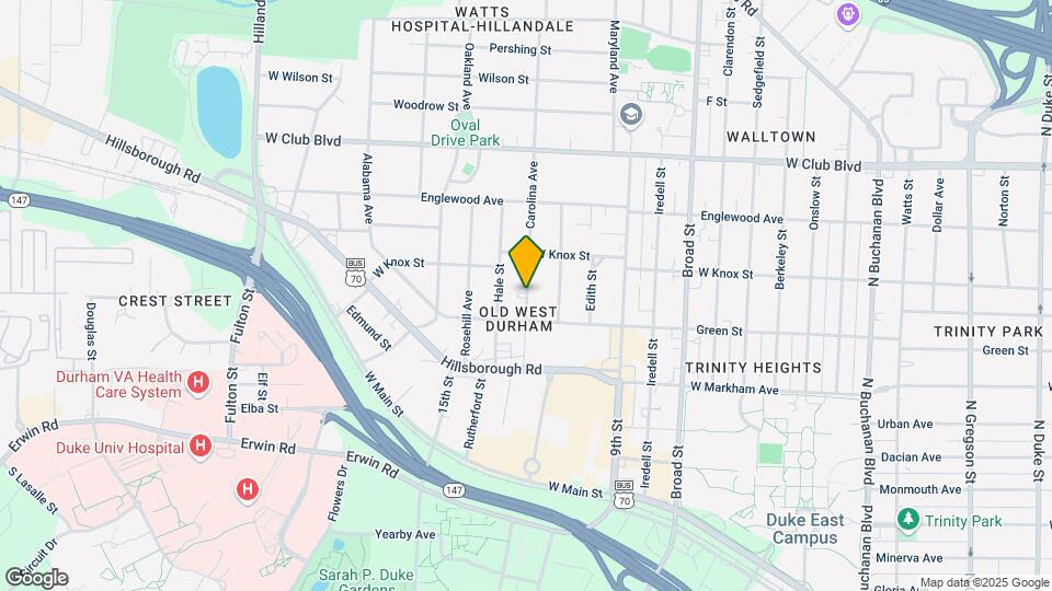 911 Carolina Ave-Unit -D Map and Location Details