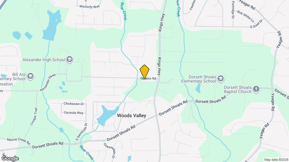 6165 Queens Rd Map and Location Details