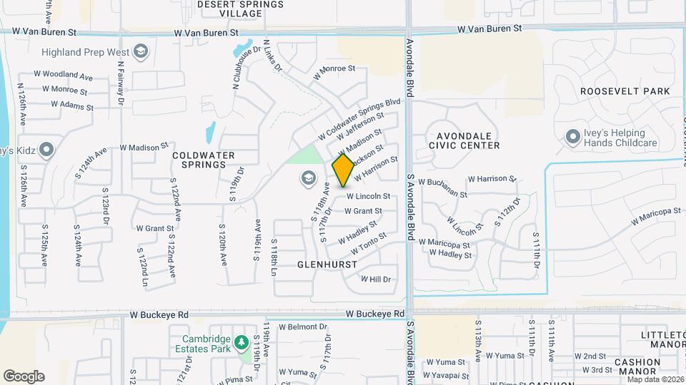 11722 W Lincoln St Map and Location Details