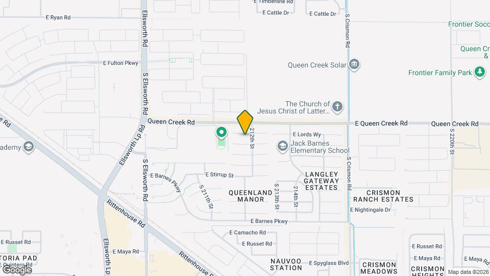 21167 E Lords Wy Map and Location Details