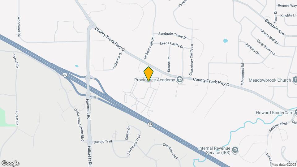 Canterbury Creek Apartments Mapa y Detalles de la Ubicación