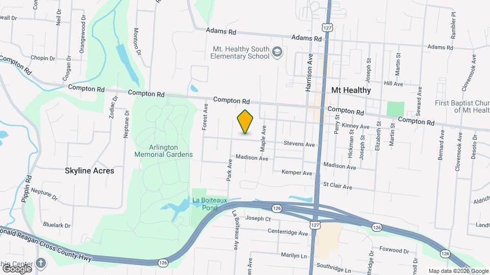 1930 Stevens Ave Map and Location Details