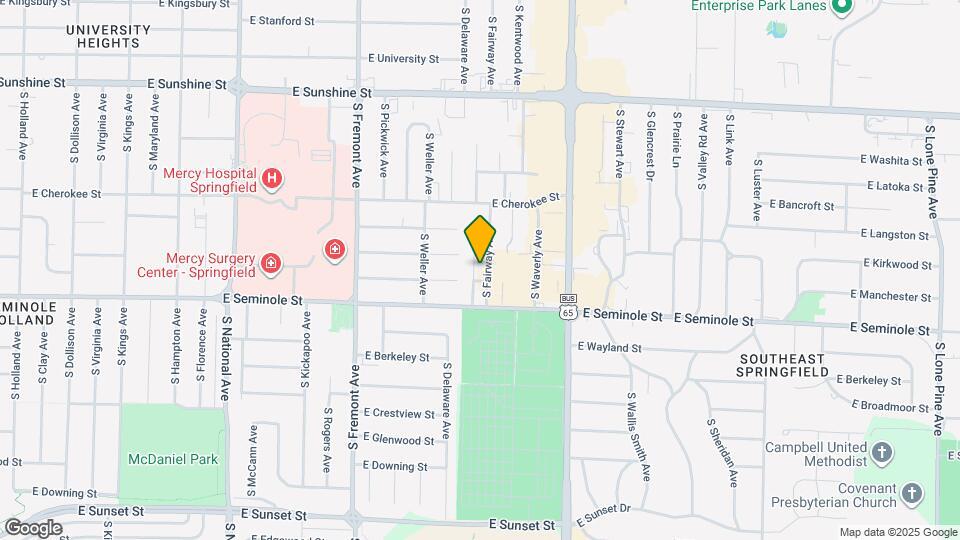 2116 S Delaware Ave Map and Location Details