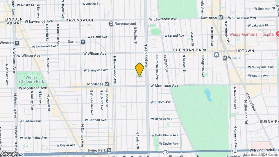 4425 N Paulina St, Unit 4423-1 Map and Location Details