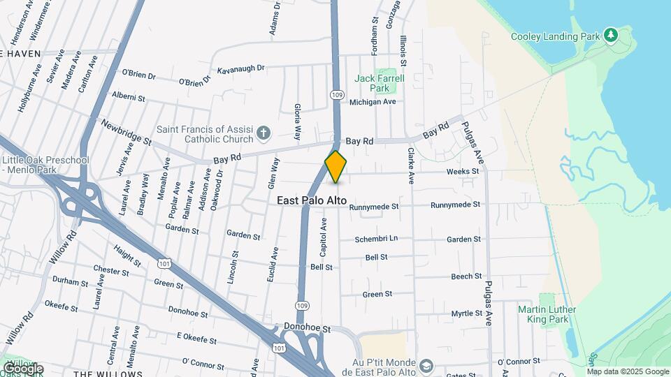 2341-2345 Cooley Ave Mapa y Detalles de la Ubicación