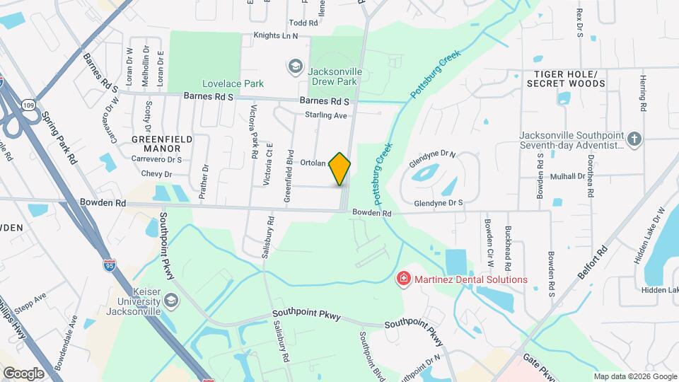 6660 Oriole Ave Map and Location Details