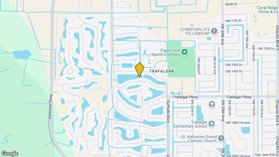 2609 Clairfont Ct Map and Location Details