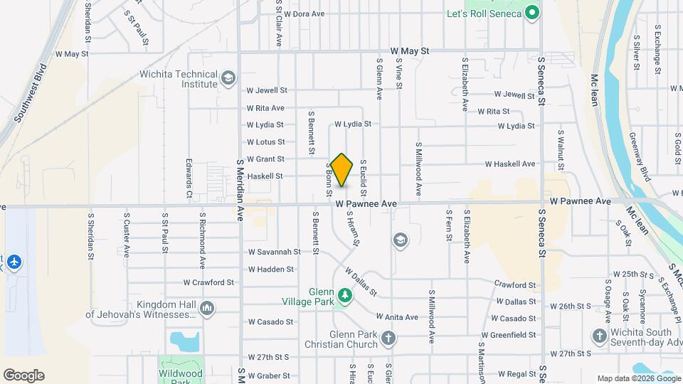 2325 S Hiram St Map and Location Details