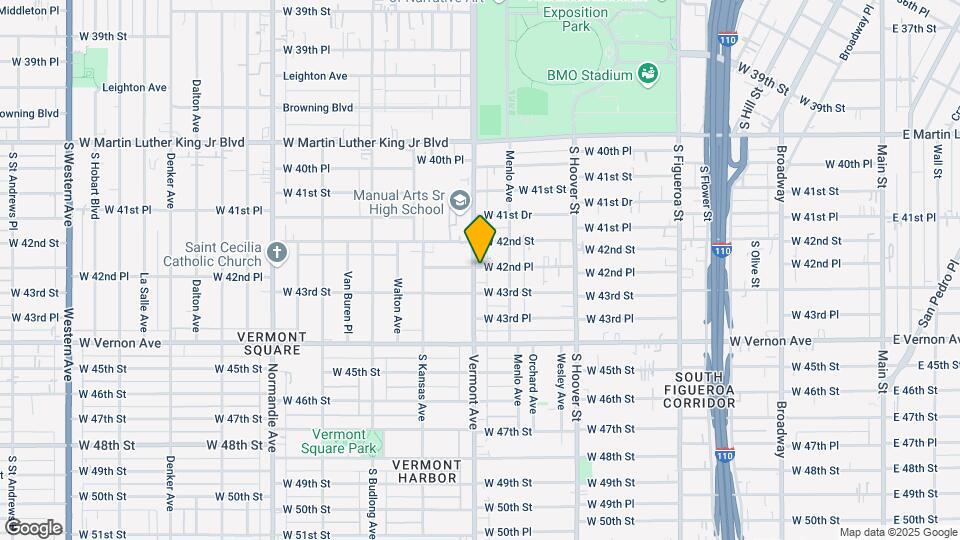 4248 S Vermont Ave Mapa y Detalles de la Ubicación