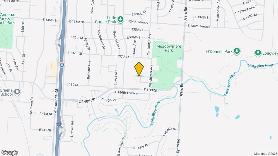 13804 Craig Ave Map and Location Details