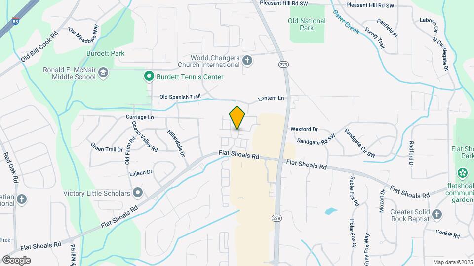 2555 FLAT SHOALS Rd Map and Location Details