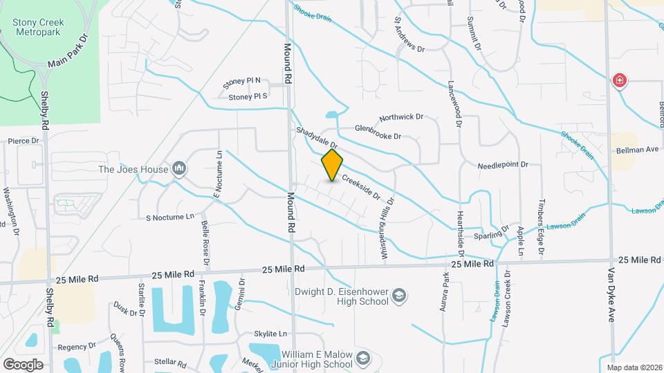 6157 Windemere Dr Map and Location Details