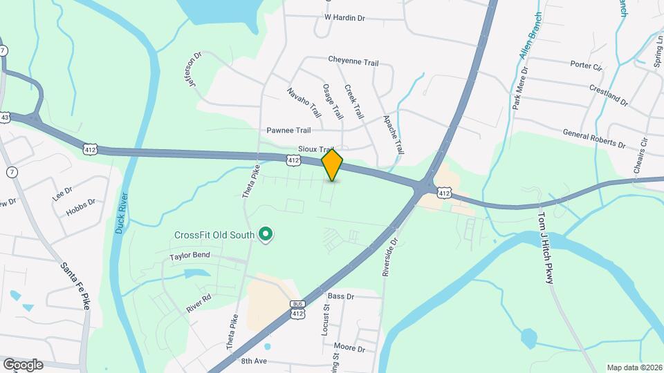 1406 Walker Wy Map and Location Details