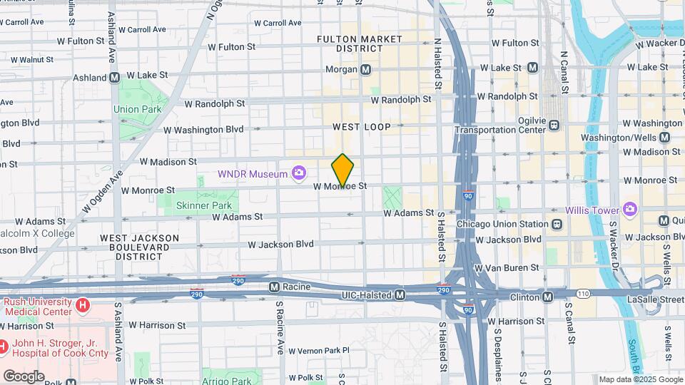 1031 W Monroe St Map and Location Details