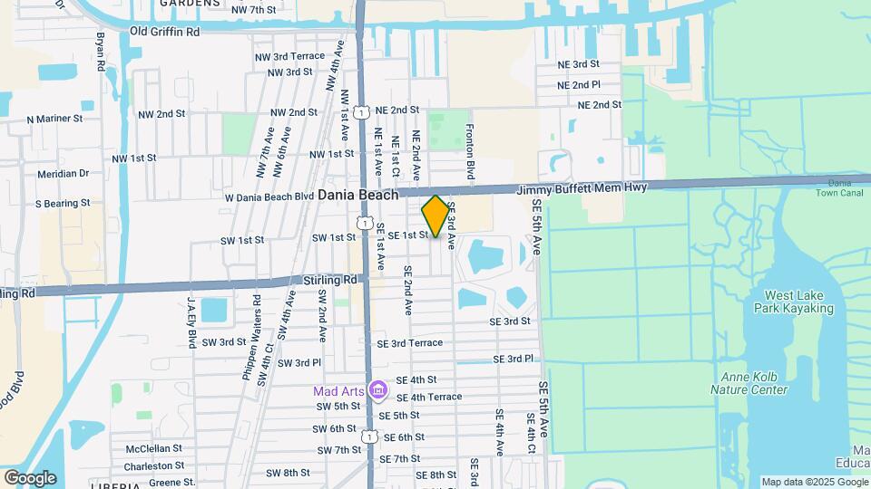 107 SE 2nd Ct, Unit B1 Mapa y Detalles de la Ubicación