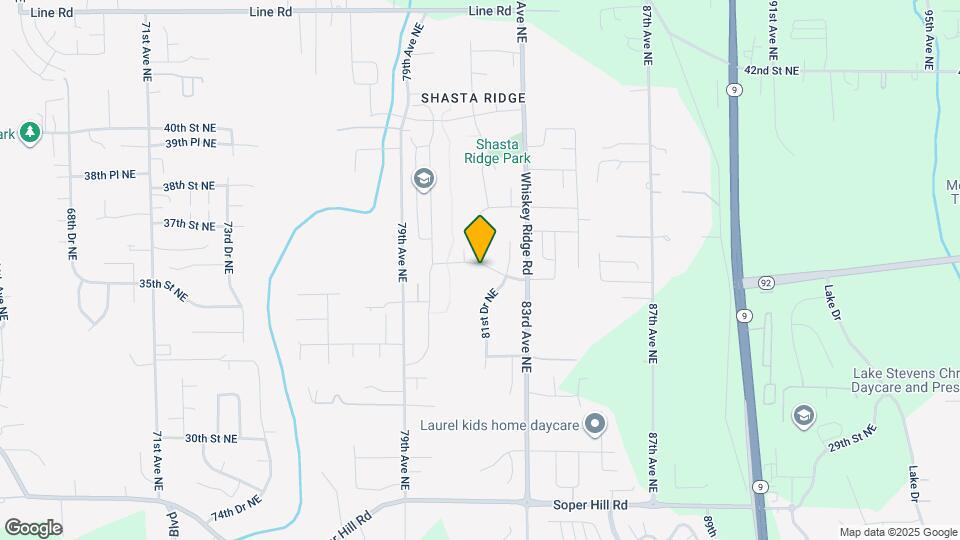 8110 35th St NE Map and Location Details