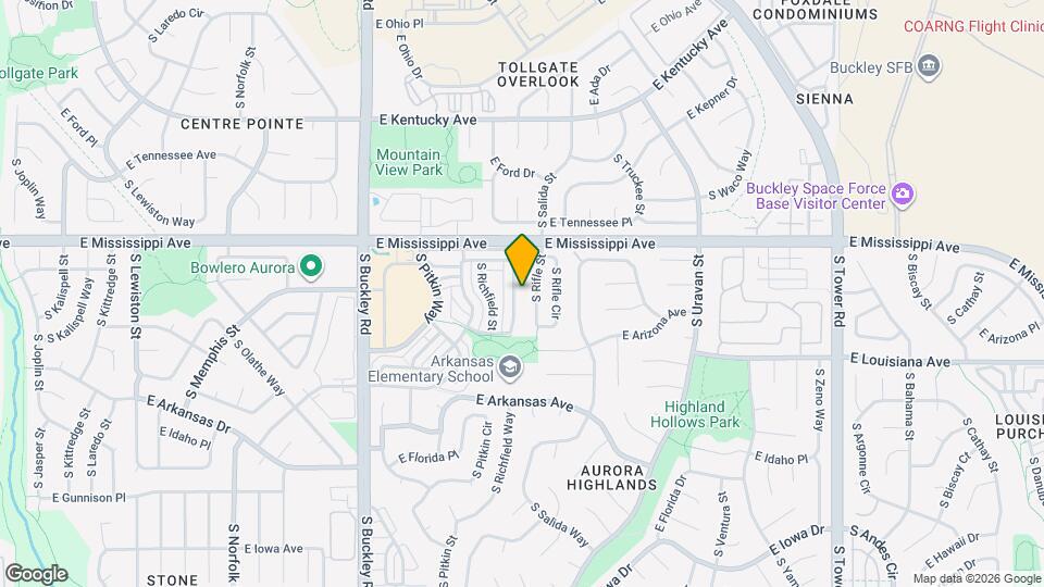 1176 S Richfield Ct Map and Location Details