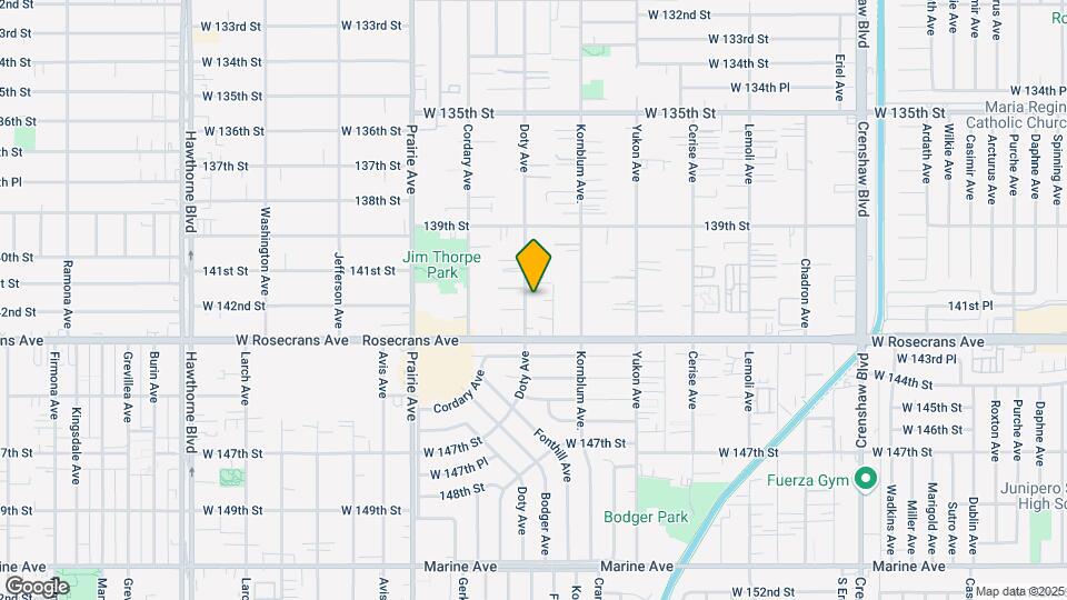 14108 Doty Ave Map and Location Details