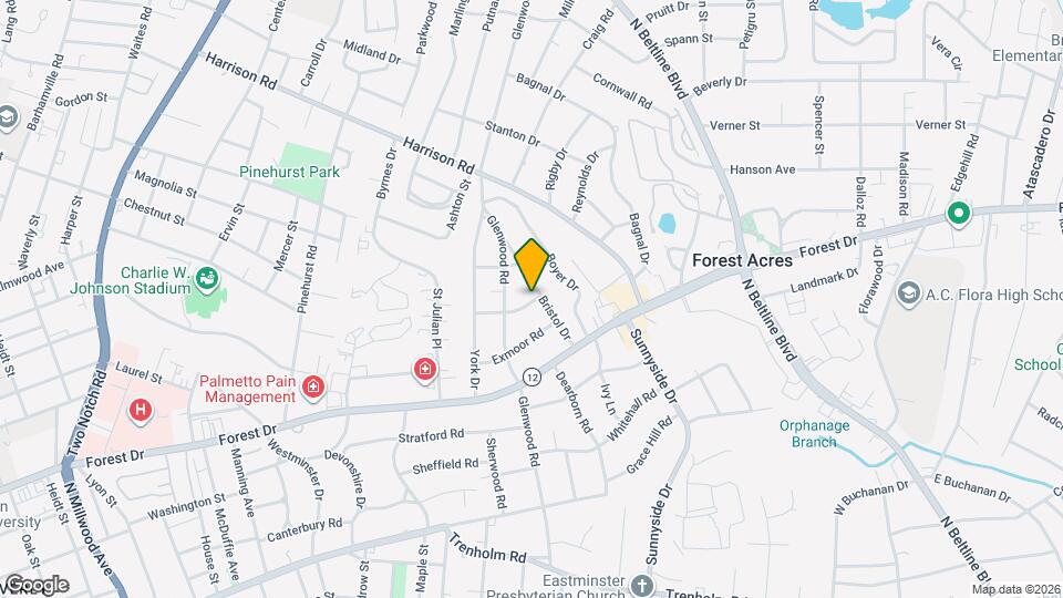 3023 Manchester Rd Map and Location Details