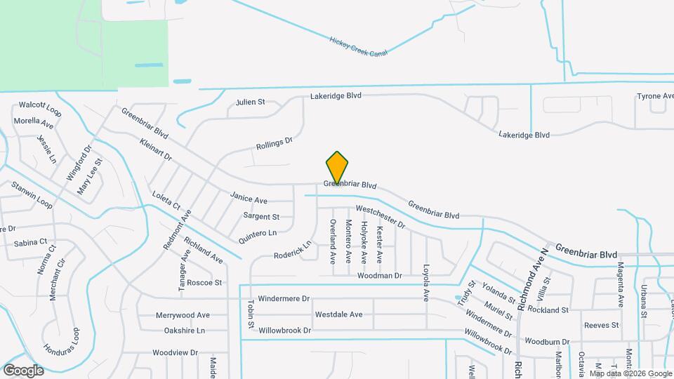 505 Greenbriar Blvd Map and Location Details