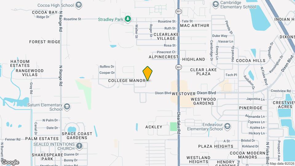 1841 Baylor Ct Map and Location Details