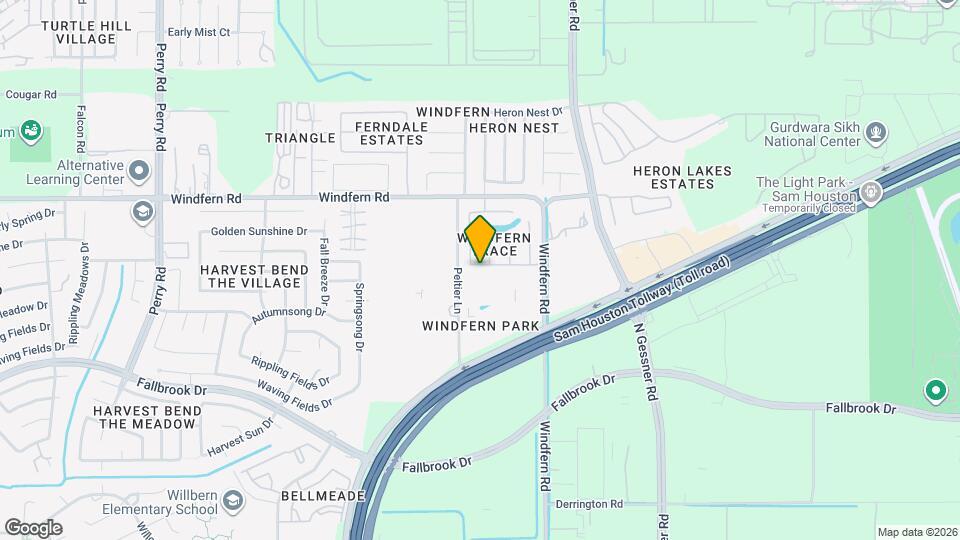 8935 Windfern Trace Dr Map and Location Details