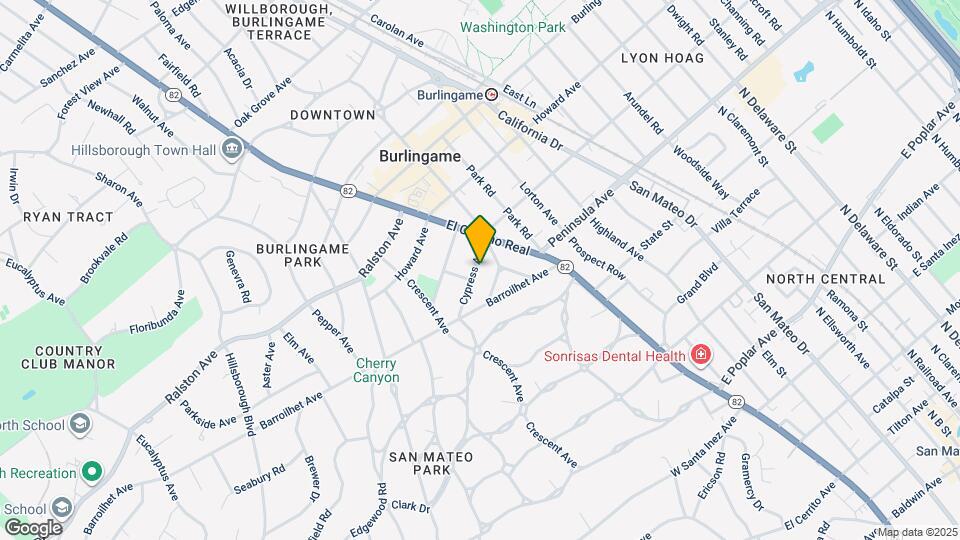 1525 Cypress Ave Map and Location Details