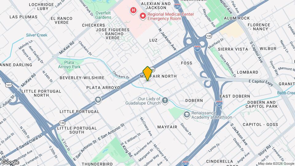 2106 Shortridge Ave Map and Location Details