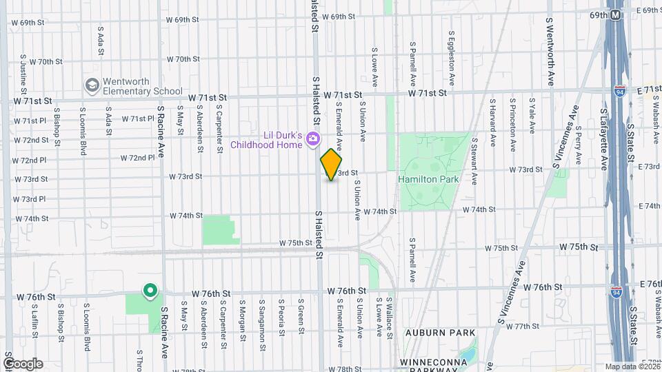 7318 S Emerald Ave, Unit 7318 Unit 2 Map and Location Details