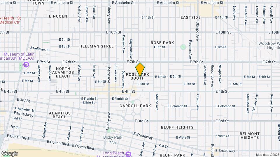2402-2412 E 6th St Mapa y Detalles de la Ubicación