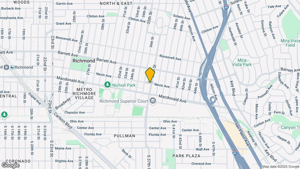 345-355 37th St Mapa y Detalles de la Ubicación